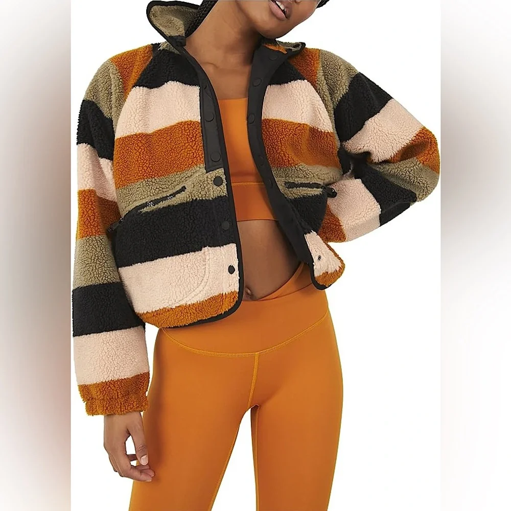 NEW Free People Rocky Ridge Fleece Jacket - Picture 4 of 15